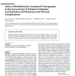 Mdct in achalasia